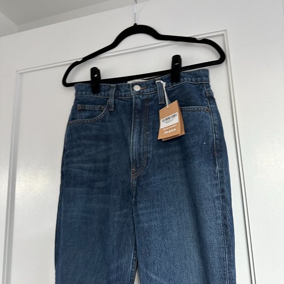 NWT Reformation Stevie Ultra High Rise Denim Jeans Straight Leg Sz 27 Perth - Picture 6 of 11
